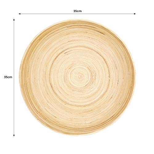Dehaus® Stylish Wooden Bamboo Tray - Sage Green Large - Luxury Round Wood Lap Trays for Eating Dinner, Tea and Coffee Tray, Bar Drinks or Food Serving Trays with Handles - Eco Friendly 6 Dehaus® Stylish Wooden Bamboo Tray - Sage Green Large - Luxury Round Wood Lap Trays for Eating Dinner, Tea and Coffee Tray, Bar Drinks or Food Serving Trays with Handles - Eco Friendly - Image 6