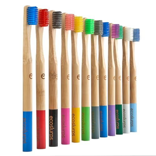 EcoSlurps 12 Bamboo Toothbrushes - Britush Brand - One Year Supply with Each Toothbrush Box Labeled On Internal Boxes - Award Winning Multi Colour Adult Toothbrush Multipack (12 Adult, Multicoloured) 7 EcoSlurps 12 Bamboo Toothbrushes - Britush Brand - One Year Supply with Each Toothbrush Box Labeled On Internal Boxes - Award Winning Multi Colour Adult Toothbrush Multipack (12 Adult, Multicoloured) - Image 7