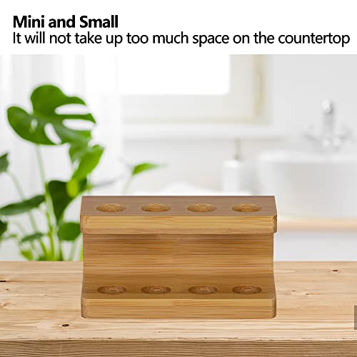 Electric Toothbrush Head Holder,Freestanding Electric Toothbrush Holder Bamboo Toothbrush Holder for Refill Heads,For Bathroom,Toothbrush Organiser Bathroom Accessories 5 Electric Toothbrush Head Holder,Freestanding Electric Toothbrush Holder Bamboo Toothbrush Holder for Refill Heads,For Bathroom,Toothbrush Organiser Bathroom Accessories - Image 5