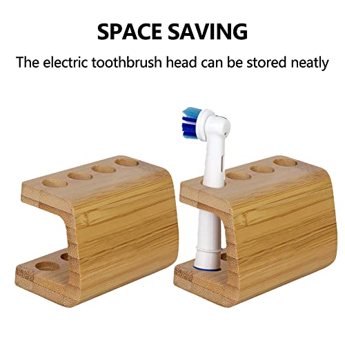 Electric Toothbrush Head Holder,Freestanding Electric Toothbrush Holder Bamboo Toothbrush Holder for Refill Heads,For Bathroom,Toothbrush Organiser Bathroom Accessories 6 Electric Toothbrush Head Holder,Freestanding Electric Toothbrush Holder Bamboo Toothbrush Holder for Refill Heads,For Bathroom,Toothbrush Organiser Bathroom Accessories - Image 6