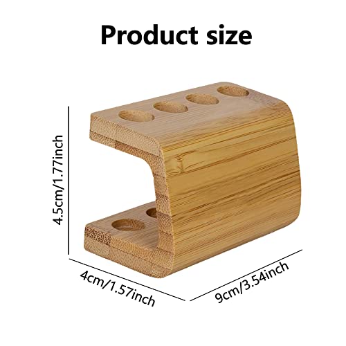 Electric Toothbrush Head Holder,Freestanding Electric Toothbrush Holder Bamboo Toothbrush Holder for Refill Heads,For Bathroom,Toothbrush Organiser Bathroom Accessories 7 Electric Toothbrush Head Holder,Freestanding Electric Toothbrush Holder Bamboo Toothbrush Holder for Refill Heads,For Bathroom,Toothbrush Organiser Bathroom Accessories - Image 7