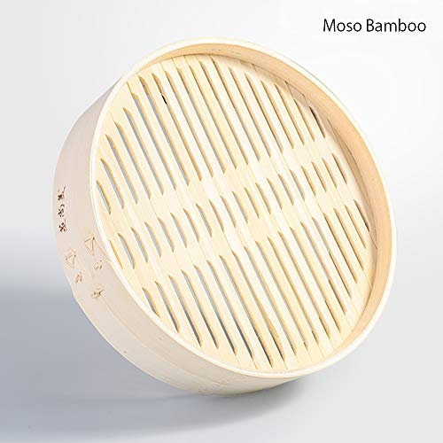 Hcooker 3 Tier Kitchen Bamboo Steamer Basket for Asian Cooking Buns Dumplings Vegetables Fish Rice 4 Hcooker 3 Tier Kitchen Bamboo Steamer Basket for Asian Cooking Buns Dumplings Vegetables Fish Rice - Image 4