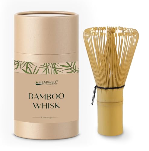 Heapwell Superfoods Matcha Bamboo Whisk 100 Prongs - Authentic Accessory for Traditional Matcha Tea Preparation 3 Heapwell Superfoods Matcha Bamboo Whisk 100 Prongs - Authentic Accessory for Traditional Matcha Tea Preparation - Image 3