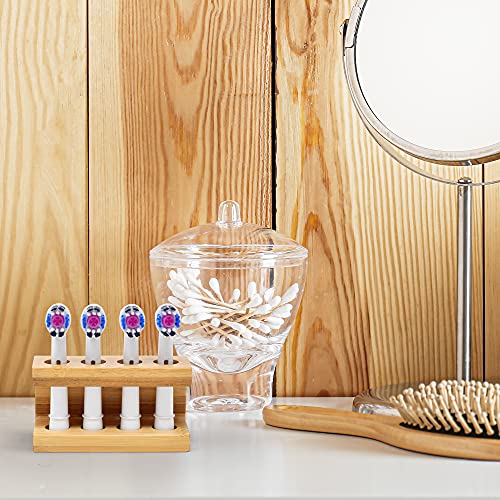 Joeji's Kitchen Curved Electric Toothbrush Head Holder - Freestanding Bamboo Storage Holder for Four Refill Heads - Improved Size Now fits Oral B and Most Replacement Head Sizes - Eco Friendly 7 Joeji's Kitchen Curved Electric Toothbrush Head Holder - Freestanding Bamboo Storage Holder for Four Refill Heads - Improved Size Now fits Oral B and Most Replacement Head Sizes - Eco Friendly - Image 7