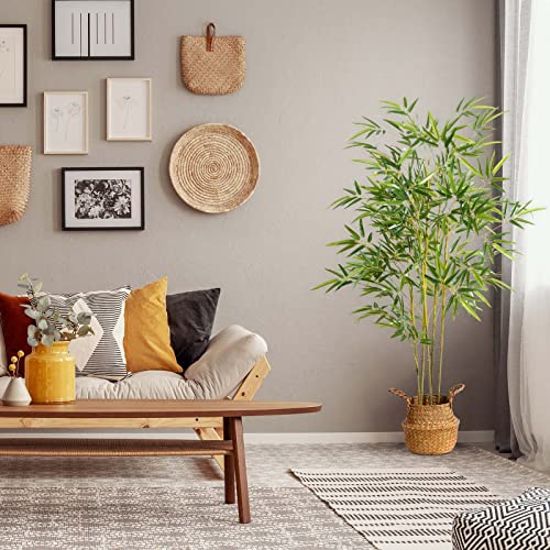 Kazeila 2 Pack Artificial Bamboo Plants Trees Outdoor 140cm Fake Plant Decorative Artificial Plants Indoor Outdoor Home Office Garden 7 Kazeila 2 Pack Artificial Bamboo Plants Trees Outdoor 140cm Fake Plant Decorative Artificial Plants Indoor Outdoor Home Office Garden - Image 7