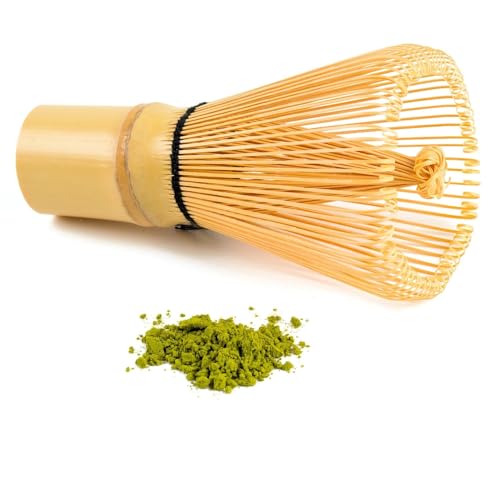 Bamboo Matcha Whisk - 100 Prong Matcha Bamboo Whisk Green Tea Powder Whisk Japanese Hand Made 1 Bamboo Matcha Whisk - 100 Prong Matcha Bamboo Whisk Green Tea Powder Whisk Japanese Hand Made