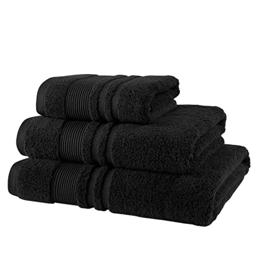 Lions Bamboo Towels - Premium Bath Sheets Set of 2 (90x140cm) - 60% Bamboo 40% Cotton, Extra Large Towels Bath Sheet, Highly Absorbent Quick Drying Soft Bathroom Towel, Black 1 Lions Bamboo Towels - Premium Bath Sheets Set of 2 (90x140cm) - 60% Bamboo 40% Cotton, Extra Large Towels Bath Sheet, Highly Absorbent Quick Drying Soft Bathroom Towel, Black