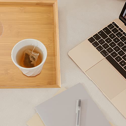MANCHAP 2 Pack Bamboo Wooden Serving Platter Tray, 38 x 25 x 4cm Rectangular Large Wooden Butler Trays with Handles for Eating, Breakfast, Tea, Coffee 1 MANCHAP 2 Pack Bamboo Wooden Serving Platter Tray, 38 x 25 x 4cm Rectangular Large Wooden Butler Trays with Handles for Eating, Breakfast, Tea, Coffee