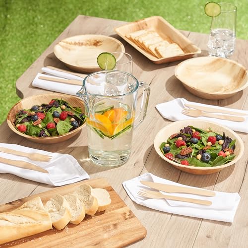 MATANA 200 Premium Wooden Cutlery Set (50 Forks, 50 Spoons, 50 Knives, 50 Teaspoons) – 16 cm Birch Wood, Smooth & Splinter-Free, Plastic-Free Party Cutlery for BBQs, Picnics & Catering 2 MATANA 200 Premium Wooden Cutlery Set (50 Forks, 50 Spoons, 50 Knives, 50 Teaspoons) – 16 cm Birch Wood, Smooth & Splinter-Free, Plastic-Free Party Cutlery for BBQs, Picnics & Catering - Image 2