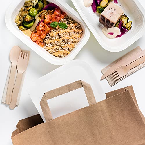 MATANA 200 Premium Wooden Cutlery Set (50 Forks, 50 Spoons, 50 Knives, 50 Teaspoons) – 16 cm Birch Wood, Smooth & Splinter-Free, Plastic-Free Party Cutlery for BBQs, Picnics & Catering 7 MATANA 200 Premium Wooden Cutlery Set (50 Forks, 50 Spoons, 50 Knives, 50 Teaspoons) – 16 cm Birch Wood, Smooth & Splinter-Free, Plastic-Free Party Cutlery for BBQs, Picnics & Catering - Image 7