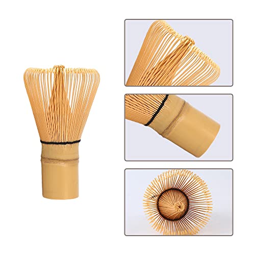 Matcha Whisk,Traditional Japanese Chasen Brush for The Perfect Matcha Green Tea Ceremony | Reusable & Easy-to-Clean Stirring Tool for Making Matcha Tea Powder (Yellow) 3 Matcha Whisk,Traditional Japanese Chasen Brush for The Perfect Matcha Green Tea Ceremony | Reusable & Easy-to-Clean Stirring Tool for Making Matcha Tea Powder (Yellow) - Image 3