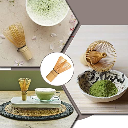 Matcha Whisk,Traditional Japanese Chasen Brush for The Perfect Matcha Green Tea Ceremony | Reusable & Easy-to-Clean Stirring Tool for Making Matcha Tea Powder (Yellow) 7 Matcha Whisk,Traditional Japanese Chasen Brush for The Perfect Matcha Green Tea Ceremony | Reusable & Easy-to-Clean Stirring Tool for Making Matcha Tea Powder (Yellow) - Image 7
