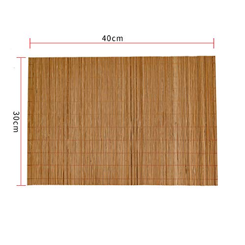 Metany Dining Table Placemat - Heat-Resistant, Stain Resistant, Anti-Skid Washable Bamboo Table Mat for Kitchen 3 Metany Dining Table Placemat - Heat-Resistant, Stain Resistant, Anti-Skid Washable Bamboo Table Mat for Kitchen - Image 3