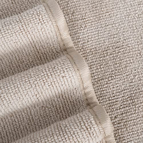 POLYTE Quick Dry Lint Free Microfibre Bath Towel, 76 x 145 cm, Pack of 4 (Beige) 3 POLYTE Quick Dry Lint Free Microfibre Bath Towel, 76 x 145 cm, Pack of 4 (Beige) - Image 3