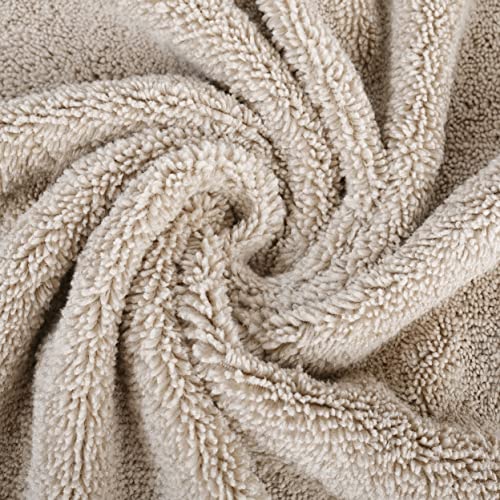 POLYTE Quick Dry Lint Free Microfibre Bath Towel, 76 x 145 cm, Pack of 4 (Beige) 4 POLYTE Quick Dry Lint Free Microfibre Bath Towel, 76 x 145 cm, Pack of 4 (Beige) - Image 4