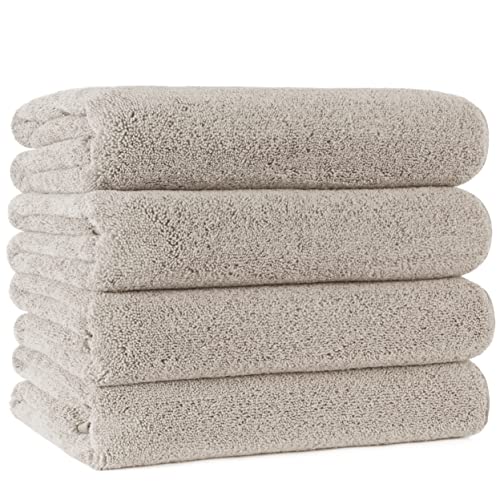 POLYTE Quick Dry Lint Free Microfibre Bath Towel, 76 x 145 cm, Pack of 4 (Beige) 1 POLYTE Quick Dry Lint Free Microfibre Bath Towel, 76 x 145 cm, Pack of 4 (Beige)