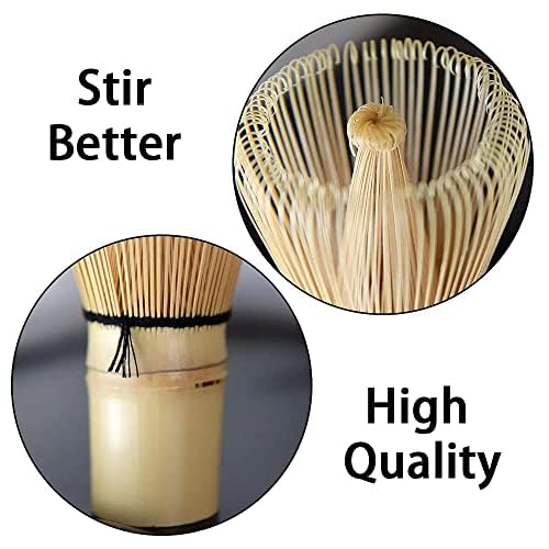 Premium Matcha Whisk Natural Bamboo Matcha Set Preparing Matcha Powder Brush Tool for Tea Ceremony Tea Drinking 2 Premium Matcha Whisk Natural Bamboo Matcha Set Preparing Matcha Powder Brush Tool for Tea Ceremony Tea Drinking - Image 2
