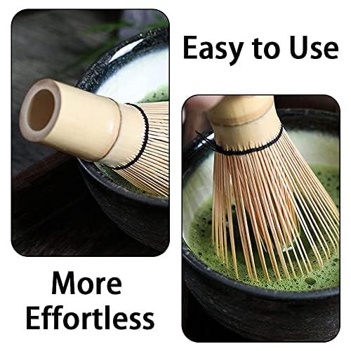 Premium Matcha Whisk Natural Bamboo Matcha Set Preparing Matcha Powder Brush Tool for Tea Ceremony Tea Drinking 3 Premium Matcha Whisk Natural Bamboo Matcha Set Preparing Matcha Powder Brush Tool for Tea Ceremony Tea Drinking - Image 3