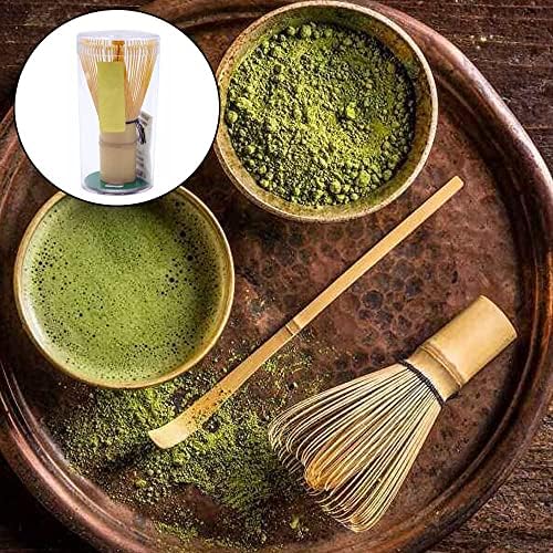 Premium Matcha Whisk Natural Bamboo Matcha Set Preparing Matcha Powder Brush Tool for Tea Ceremony Tea Drinking 4 Premium Matcha Whisk Natural Bamboo Matcha Set Preparing Matcha Powder Brush Tool for Tea Ceremony Tea Drinking - Image 4