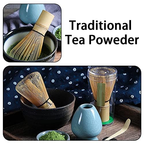 Premium Matcha Whisk Natural Bamboo Matcha Set Preparing Matcha Powder Brush Tool for Tea Ceremony Tea Drinking 6 Premium Matcha Whisk Natural Bamboo Matcha Set Preparing Matcha Powder Brush Tool for Tea Ceremony Tea Drinking - Image 6