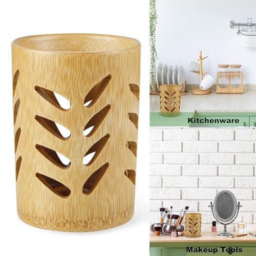 CWOQOCW Premium Bamboo Tube Toothbrush Cup Drainage Toothpaste Holder Seafood Decoration, (1181159865) 4 CWOQOCW Premium Bamboo Tube Toothbrush Cup Drainage Toothpaste Holder Seafood Decoration, (1181159865) - Image 4