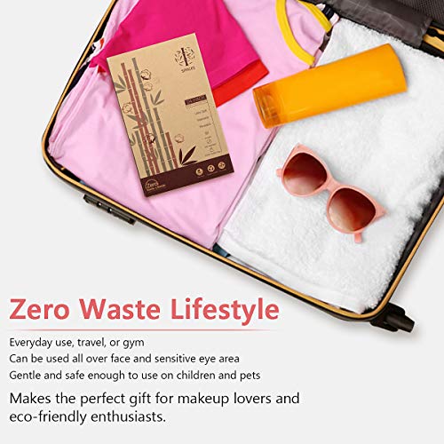 Reusable Makeup Remover Pads,24 Packs Organic Bamboo Cotton Rounds with Spa Headband & Cotton Laundry Bag, Eco-friendly Natural Premium Upgrade Set1 6 Reusable Makeup Remover Pads,24 Packs Organic Bamboo Cotton Rounds with Spa Headband & Cotton Laundry Bag, Eco-friendly Natural Premium Upgrade Set1 - Image 6