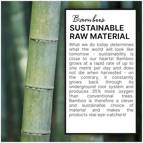 Thingles Bamboo Desk Organiser | Stationary Holder, Pen Storage | Pencil Holder for Office | Wooden Craft Tray 5 Thingles Bamboo Desk Organiser | Stationary Holder, Pen Storage | Pencil Holder for Office | Wooden Craft Tray - Image 5