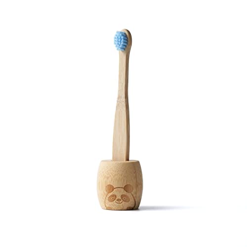 Wild & Stone | Bamboo Toothbrush Holder | Sustainably Made Toothbrush Stand | Eco-Friendly & Biodegradable | Child 3 Wild & Stone | Bamboo Toothbrush Holder | Sustainably Made Toothbrush Stand | Eco-Friendly & Biodegradable | Child - Image 3