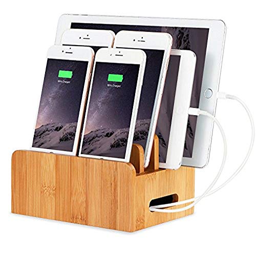 XPhonew Bamboo Wood Desktop Multi-device Cords Organizer Stand and Charging Station Charger Dock Cradle Holder for iPhone 14 13 12 11 Pro Max XS iPad Mini 4 5 Samsung OnePlus LG Smartphones and Tablet 1 XPhonew Bamboo Wood Desktop Multi-device Cords Organizer Stand and Charging Station Charger Dock Cradle Holder for iPhone 14 13 12 11 Pro Max XS iPad Mini 4 5 Samsung OnePlus LG Smartphones and Tablet